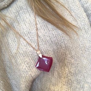 Kendra Scott Aislinn necklace - rose gold chain